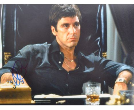 Al Pacino - American Actor &amp; Filmmaker - Scarface - autographed colour 8x10" photograph from Scarface. Signed by Pacino i