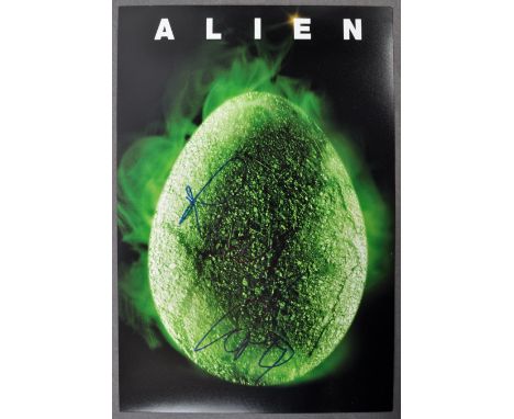 Alien - Ridley Scott - English Filmmaker - rare autographed 8x12" poster photograph from ' Alien '. Signed neatly to the cent