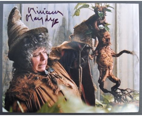 Harry Potter - Miriam Margoyles - autographed 8x10" colour photograph of Margoyles as Professor Sprout in the franchise. Sign