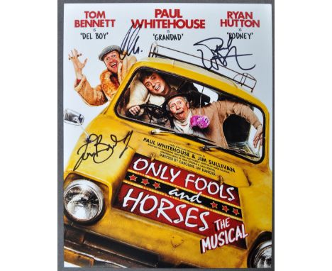 Only Fools &amp; Horses - an original colour promotional 8x10" photograph from Only Fools &amp; Horses: The Musical signed by