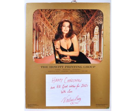 From the collection of Valerie Leon - a large and impressive original vintage 1960's Howitt Printing Group promotional board,