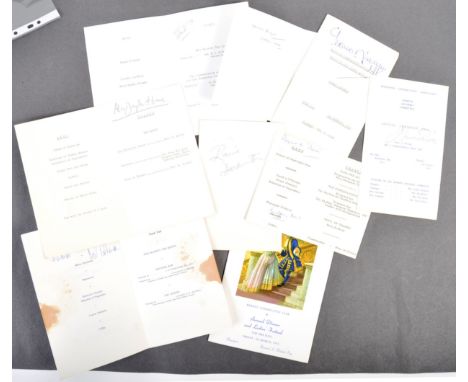 A collection of vintage 1960s and 1970s British Political / Politician related autographs, including two Prime Ministers - al