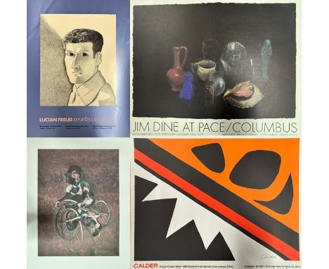 A selection of four exhibition posters and lithographs comprising:&nbsp;

After Alexander Calder (American, 1898-1976) 

Cald