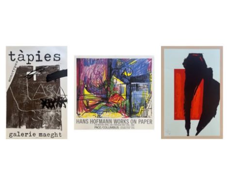 Robert Motherwell 
Chicago Print 1981
Lithograph on paper
Measures approx. 68cm x 50cm (26 &frac12; &ldquo; x 19 &frac34; &ld