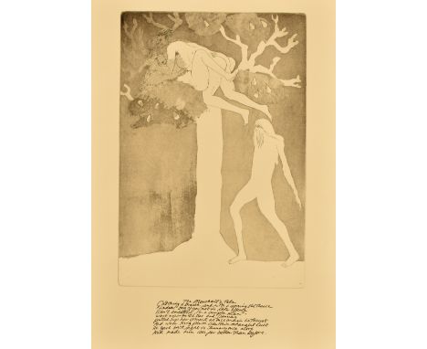 Elizabeth Frink (b. 1930-1993)

The Merchant's Tale, 1972
Part of a 19 print set from the Canterbury Tales
Etching and Aquati