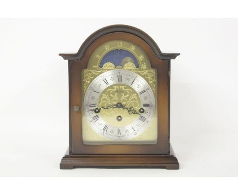 A Woodford chiming mantle clock, with a quarter chiming German movement