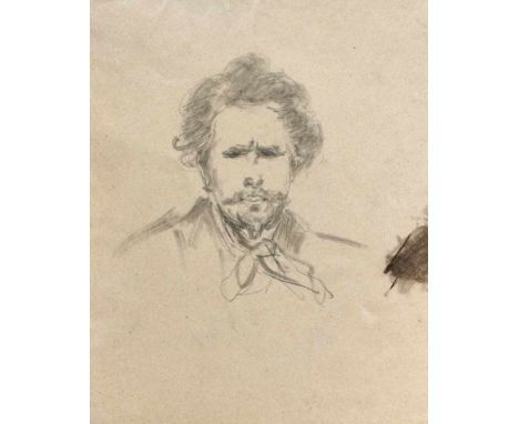   Nicolae Grigorescu, The Portrait of Barbu Ștefănescu-Delavrancea The Portrait of Barbu Ștefănescu-Delavrancea 20,5 × 15 cm 