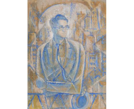   Titina Călugăru Căpitănescu, The Portrait of the Writer Alexandru Sahia The Portrait of the Writer Alexandru Sahia 30 × 21 