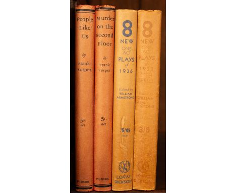 Plays and Theatre to include Vosper (Frank) People like us, London: G. P. Putnam's Sons, 1929, first edition, 12mo, publisher