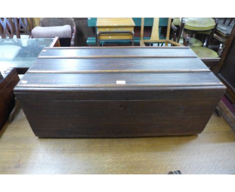 A camphorwood steamer trunk 