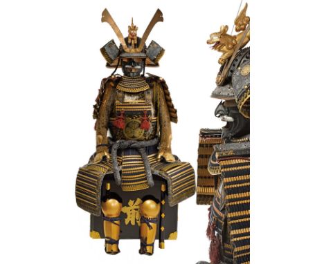 dating: 20th Century provenance: Japan Elegant production of the XX century, complete with iron kabuto and wide fukigaeshi, g