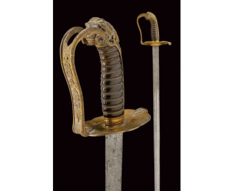 dating: third quarter of the 19th Century provenance: Papal States Straight, single-and double-edged blade with double fuller