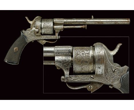 dating: third quarter of the 19th Century provenance: Brescia Round, rifled, 7 mm clal. barrel, the base of octagonal shape a