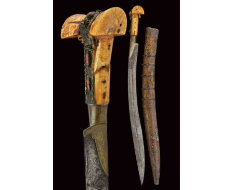 dating: 19th Century provenance: Turkey Curved, single-edged blade with remains of inlays, floral engravings, grooves and sta