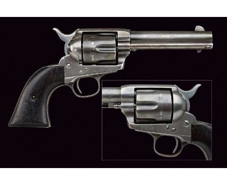dating: 1875-1890 provenance: USA Round, rifled, provided with foresight and marked "COLT'S P.T. F.A. M.F.G. Co. HARTFORD U.S