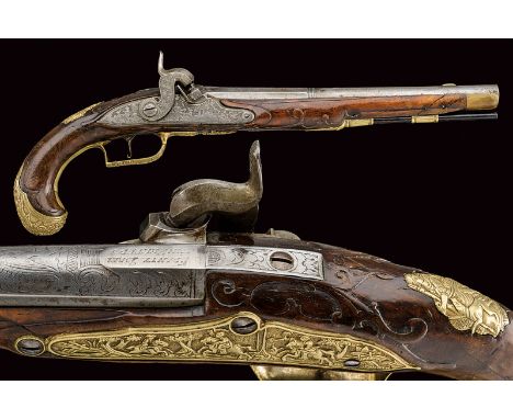 dating: second quarter of the 19th Century provenance: Boemia Smooth, two-stage, 14 mm cal. barrel with rings at the girdle; 