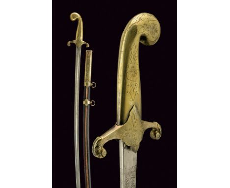 dating: first quarter of the 20th Century provenance: Turkey Slightly curved, single -tip and false-edged blade, with fuller,