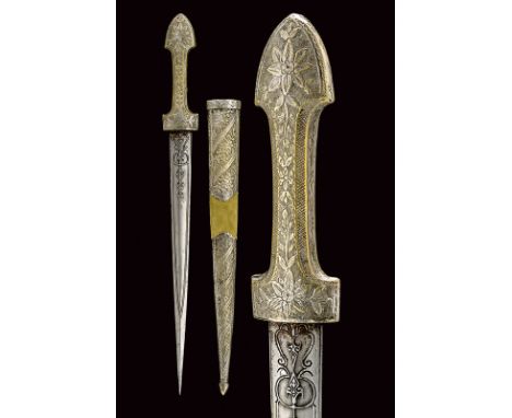 dating: late 19th Century provenance: Caucasia Straight blade with two, converging edges, strongly sharp, ribbed at the cente
