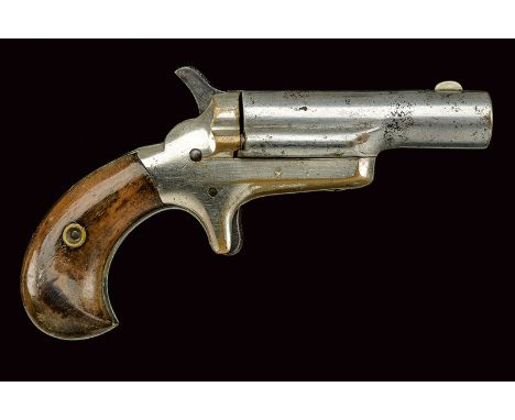 dating: third quarter of the 19th Century provenance: USA Rifled, turn-off, round, 41 cal. barrel, with foresight; bronze fra