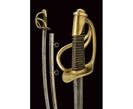 dating: second quarter of the 19th Century provenance: France Curved, single-and false-edged blade, with grooves and fullers,