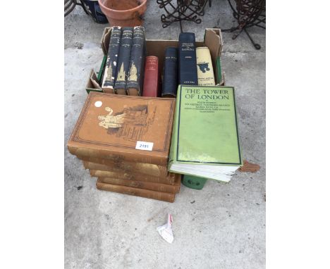 AN ASSORTMENT OF VINTAGE HARDBACK BOOKS 