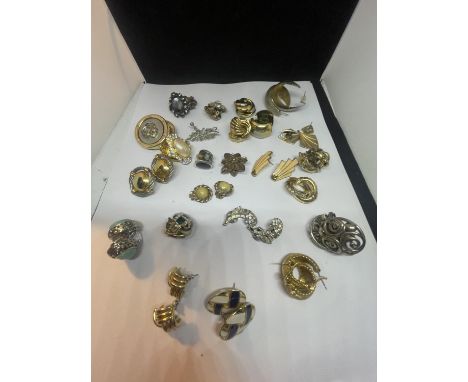 TWENTY FOUR PAIRS OF VINTAGE EARRINGS 