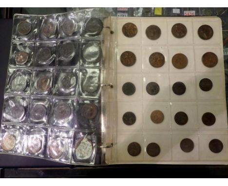 Coin album containing British and world coins. UK P&amp;P Group 1 (£16+VAT for the first lot and £2+VAT for subsequent lots) 