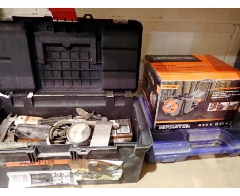 Tool box with contents and other tools. Not available for in-house P&amp;P 