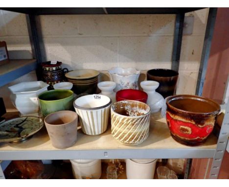 Selection of ceramic pot covers. Not available for in-house P&amp;P 