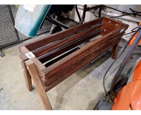 Wooden trough on legs. Not available for in-house P&amp;P 