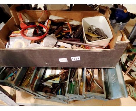 Two boxes of mixed hand tools. Not available for in-house P&amp;P 