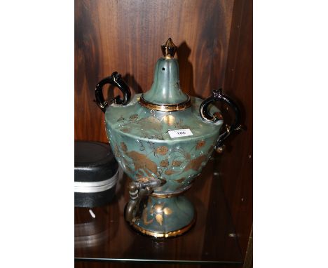 A VINTAGE CERAMIC SAMOVOIRE 