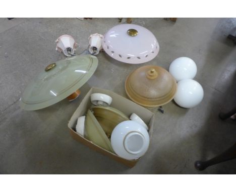 Assorted 1960's lighting 