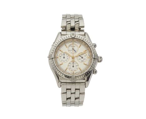 Breitling, a stainless steel limited edition Cockpit Airborne chronograph bracelet watch, circa 1996, reference A33012, autom