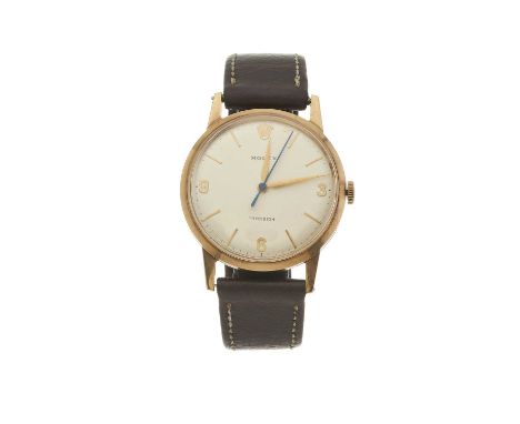 Rolex, a 9ct gold Precision wrist watch, case numbered 12834 and 402382, signed manual wind movement calibre 1210, hallmarks 