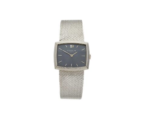 Patek Philippe, an 18ct white gold bracelet watch, circa 1970, reference 3352/1, signed manual wind movement numbered 999595,