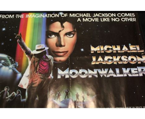 Moonwalker (1988) - British Quad film poster, starring  Michael Jackson, rolled, 76cm x 102cm 
