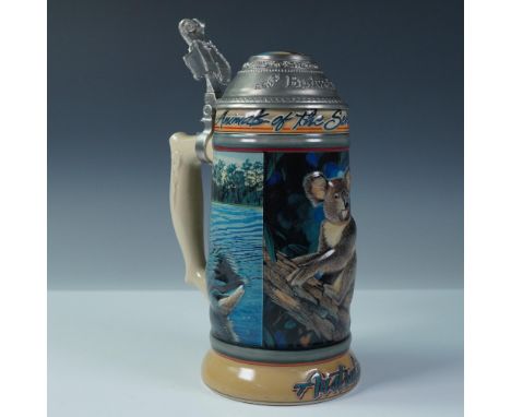 Limited edition Budweiser beer stein from the Animals of the Seven Continents series, titled Australia. This stein is the sec