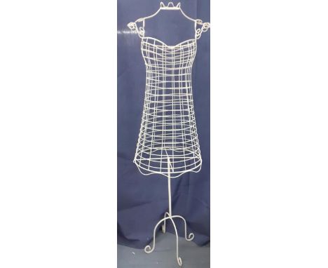 A cream wired mannequin, 155cm High. Location:BWR 