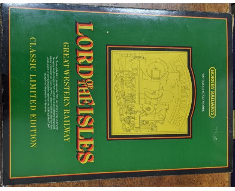 A Hornby Railway 00 gauge scale model Lord of the Isles Great Western Railway train set Location: 