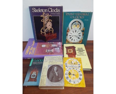 Books-A group of clock and watch reference books to include 'Watchmakers and Clockmakers of the World' by G.H Baillie. 
