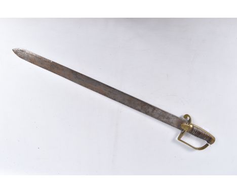 A NINTEENTH CENTURY BRITISH MILITARY TROOPERS SWORD, these were produced in the first quarter of the 19th century and has a s