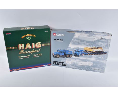 A BOXED LIMITED EDITION CORGI HAULIERS OF RENOWN SCOTLAND HAIG TRANSPORT 1:50 SCALE MODEL SET, numbered CC99192, model appear