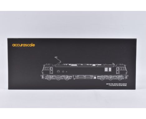 A BOXED ACCURASCALE MODEL RAILWAY BRITISH RAIL BRUSH, ABB CLASS 92 LOCOMOTIVE,  Highly Detailed OO Gauge, 'Victor Hugo' 92001