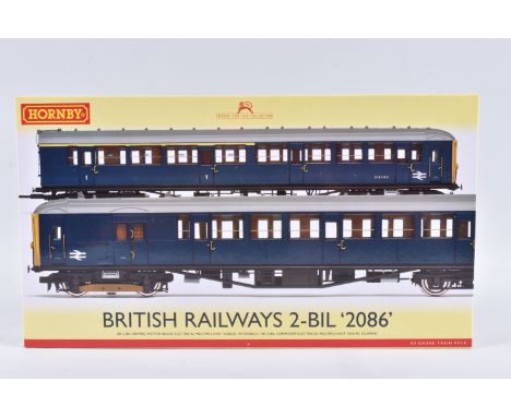 A BOXED HORNBY MODEL RAILWAY OO GAUGE BRITISH RAILWAYS 2-BIL '2086' Motor Brake Electrical Multiple Unit 'S106525' (powered),