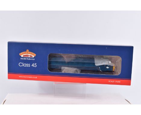 A BOXED  BACHMANN  BRANCHLINE MODEL  RAILWAYS  OO Gauge Class 45 Diesel numbered 45053 in BR Blue, item no. 32-677, appears i