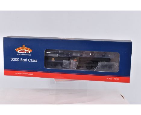 A BOXED  BACHMANN  BRANCHLINE  MODEL  RAILWAYS   OO GAUGE GWR 3200 (Earl) Class 9018 in BR Black with early emblem, weathered