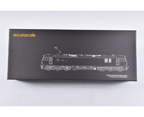 A BOXED ACCURASCALE MODEL BRITISH RAIL BRUSH, ABB CLASS 92, Highly Detailed OO Gauge, Die-cast Alloy Metal Chassis, running n