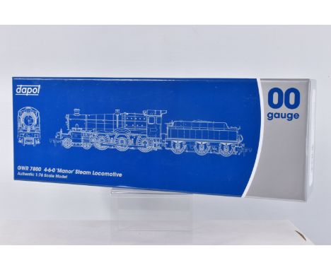 A BOXED DAPOL OO GAUGE GWR 7800 4-6-0 'MANOR' STEAM LOCOMOTIVE, 'Lydham Manor'  7827BR lined green late crest, item no. 4S-00