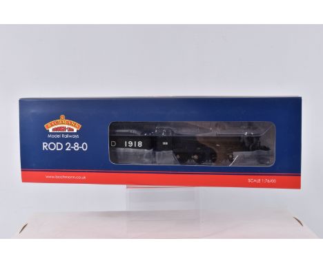A  BOXED  BACHMANN  BRANCHLINE  MODEL  RAILWAYS  OO GAUGE Railway Operating Division (ROD) 2-8-0 1918 War Department Black, i